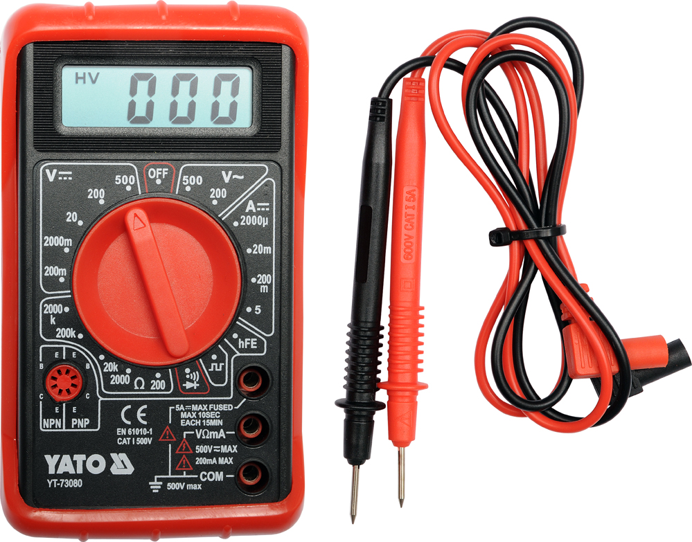 Spannungs-/Strom-Messgerät Multimeter