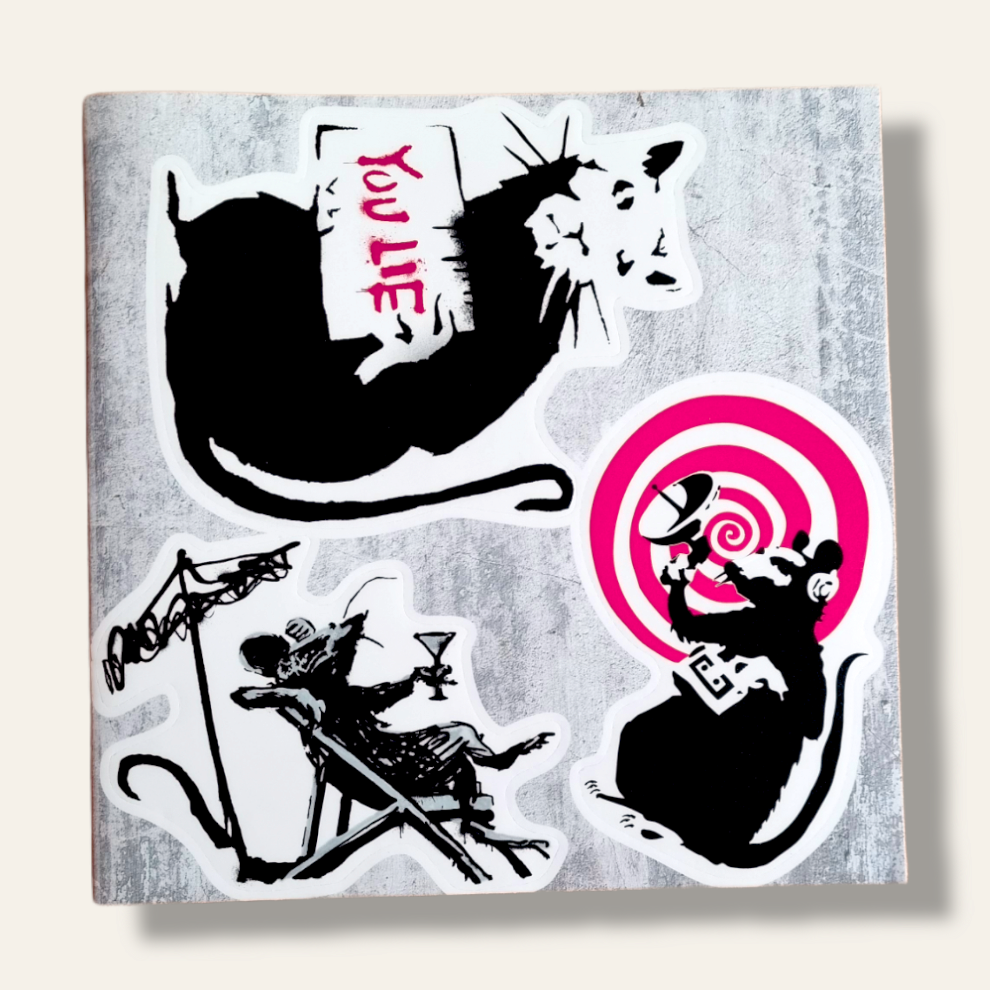 Banksy | Wandsticker - Mix Banksy Ratten